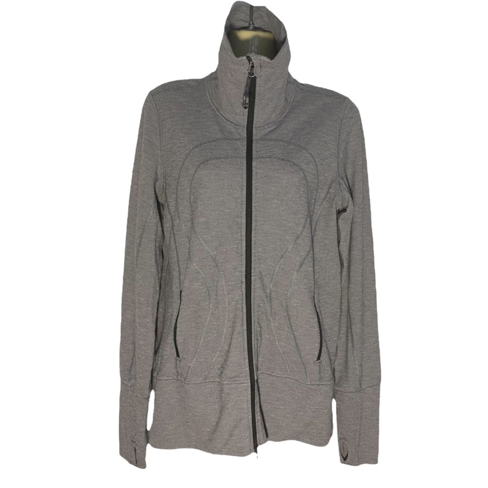 lululemon athletica Gray Full-Zip Jacket